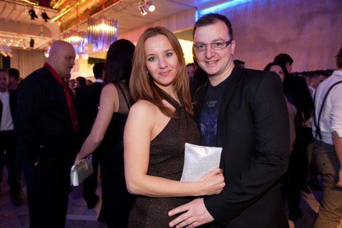Mitja in Petra Hojak na podelitvi nagrad viktor leta 2012. | Foto: Mediaspeed