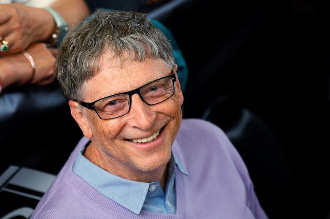 Če ne bi razdajal svojih delnic Microsofta, bi bila vrednost premoženja Bill Gatesa trenutno precej večja od sto milijard evrov.  | Foto: Reuters
