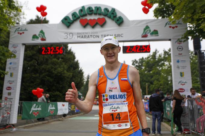 Martin Ocepek je bil s časom 2;38:18 najhitrejši Slovenec (in belec) na maratonski razdalji. | Foto: Peter Kastelic