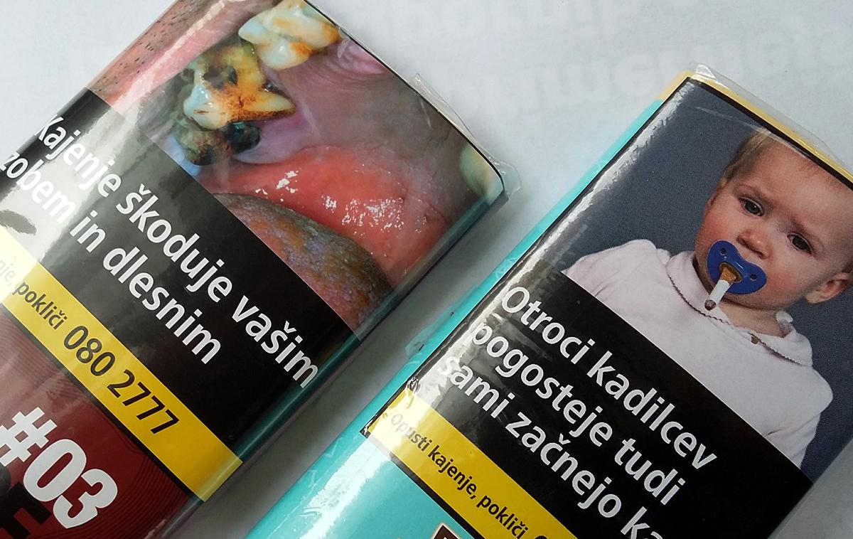 Nove embalaže tobačnih izdelkov (fotografirano 15.2.2017) | Foto Gregor Jamnik