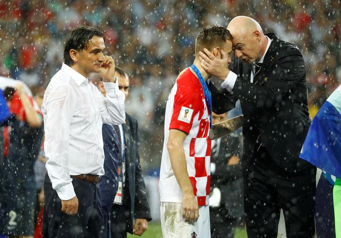 Hrvaška je v finalu zadnjega SP 2018 priznala premoč Franciji (2:4). | Foto: Reuters