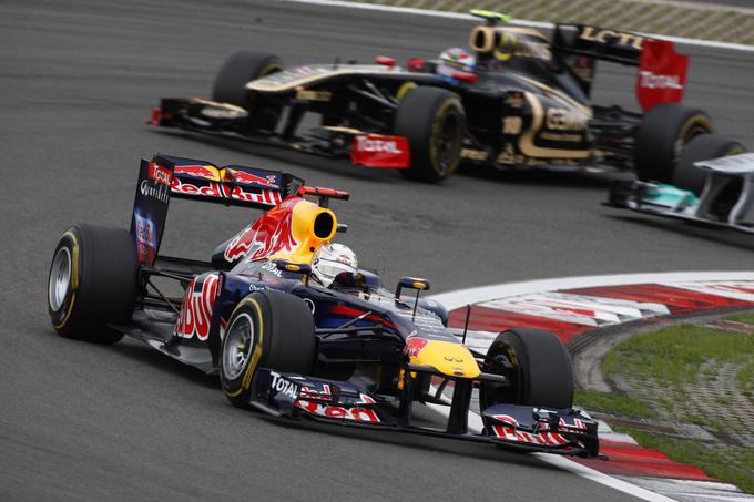 Na Nürburgringu je zmagal tudi Sebastian Vettel, ki po letošnji sezoni končuje kariero. Lahko se zgodi, da bo Nemčija ostala brez voznika v formuli 1. Mick Schumacher še nima sedeža za 2023. | Foto: AP / Guliverimage
