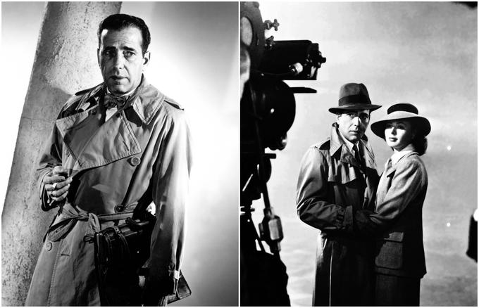 Humphrey Bogart v trenčkotu v legendarnem filmu Casablanca. | Foto: Cover Images