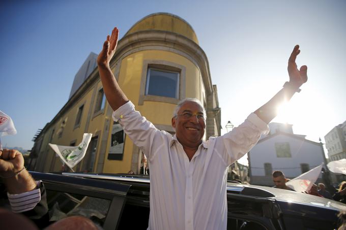 Antonio Costa, ki ima po očetovi strani korenine v nekdanji portugalski koloniji Goa, je leta 2014 postal vodja portugalskih socialistov, naslednje leto pa predsednik portugalske manjšinske vlade. | Foto: Reuters