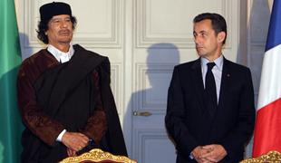 Kampanjo financiral Gadafi? Policija pridržala Sarkozyja.