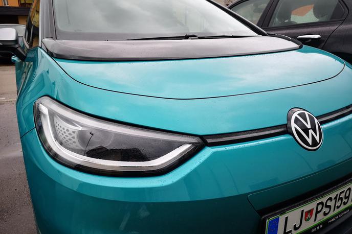 Volkswagen ID 3 | Kapaciteta baterije bo pri novi različici ID.3 manjša za 13 kilovatnih ur. To v praksi pomeni okrog 70 kilometrov manj dosega. | Foto Gregor Pavšič