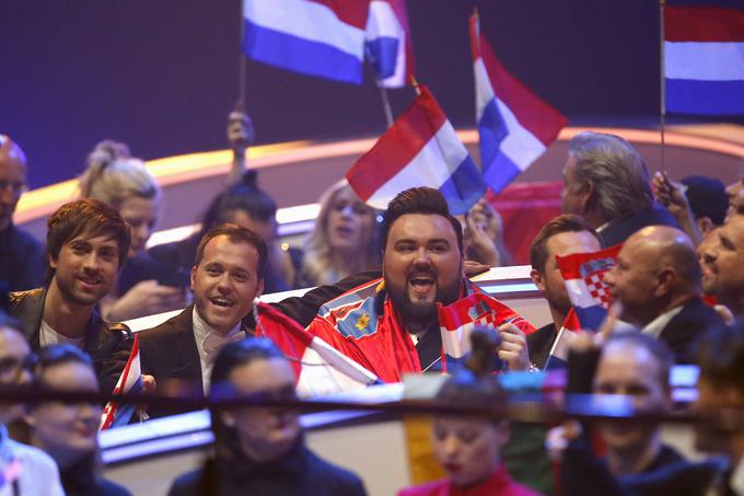 Hrvati se veselijo preboja v finale. | Foto: Getty Images
