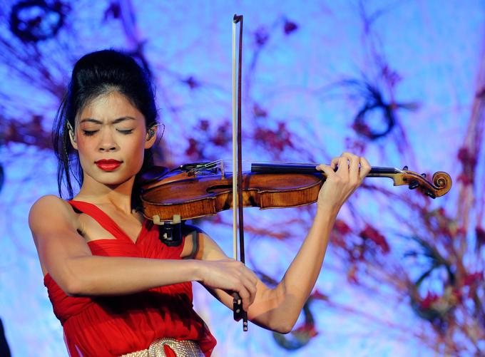 Vanessa Mae je pred leti z violino nastopila tudi v Tivoliju. | Foto: Getty Images