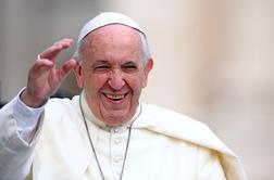 Papež: Homoseksualni pari niso družina