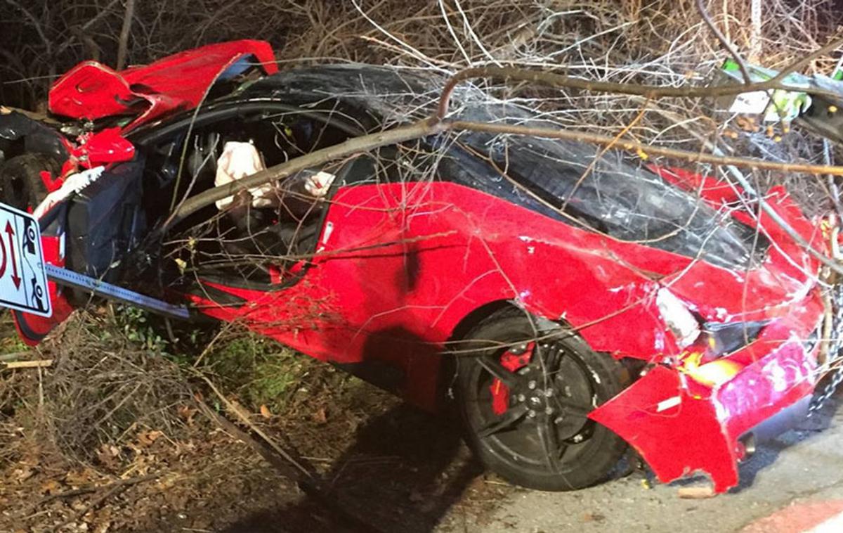 Ferrari 458 speciale nesreča alkohol | Foto Austin Fire Department