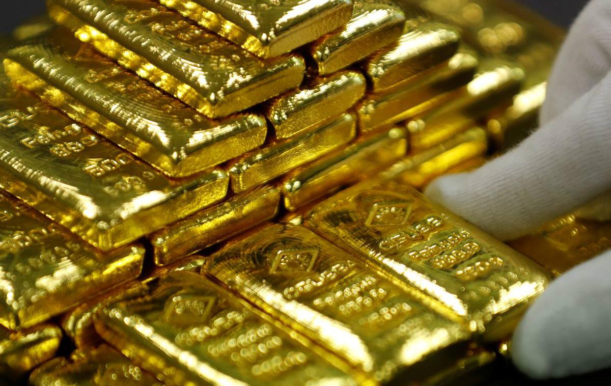 Zlato, zlate palice, zlate ploščice | Foto Reuters