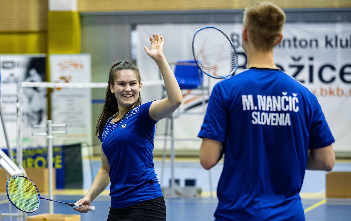 badminton Petra Polanc, Miha Ivančič | Petra Polanc se je razveselila novega naslova. | Foto Grega Valančič/Sportida