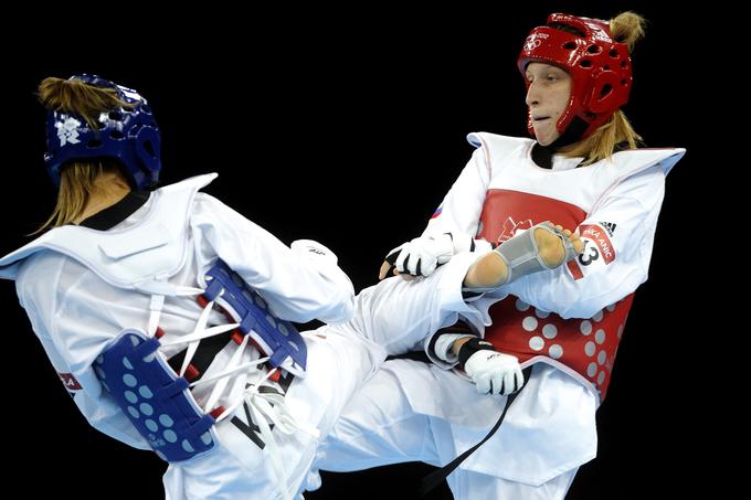 V prvem dvoboju na OI v Londonu je premagala Kazahstanko Gulnafis Ajtmuhambetovo, v odločilni borbi za bronasto olimpijsko medaljo pa klonila pred Američanko Paige Mcpherson. | Foto: 