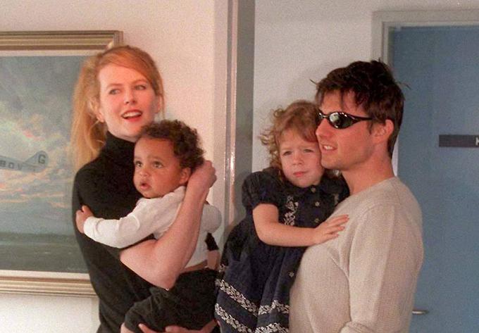 Nicole in Tom imata skupaj dva posvojena otroka, Connorja in Isabello. | Foto: Getty Images