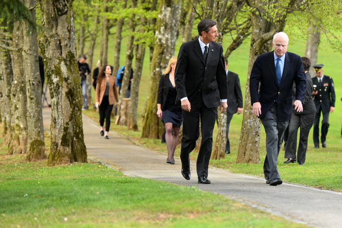 John McCain v Sloveniji | Foto: STA ,
