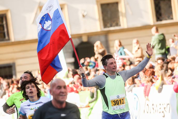 borut pahor ljubljanski maraton | Foto Vid Ponikvar