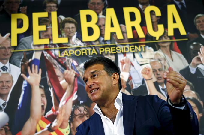 Ena od prednostnih nalog morebitnega povratnika na predsedniško mesto Joana Laporte bo, prepričati Lionela Messija, da ostane v klubu. | Foto: Reuters