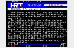 Spletne strani hrvaške radiotelevizije tarča računalniškega napada