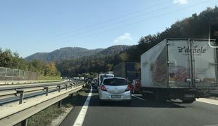 Daljšega zastoja na primorski avtocesti proti Ljubljani ni več
