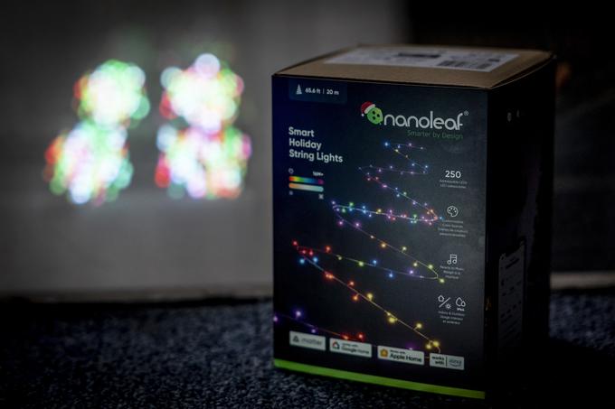 Pametni svetlobni trak Nanoleaf Smart Holiday String Lights | Foto: Ana Kovač