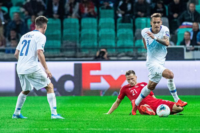 Ni se ustrašil odgovorne vloge na srečanju proti Poljski. | Foto: Grega Valančič/Sportida