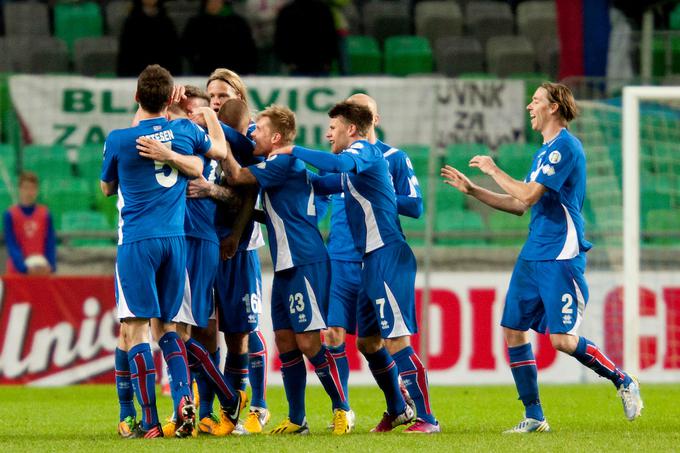 Islandija je v kvalifikacijah za SP 2014 zaprla pot Sloveniji do drugega mesta in dodatnih kvalifikacij. | Foto: Urban Urbanc/Sportida