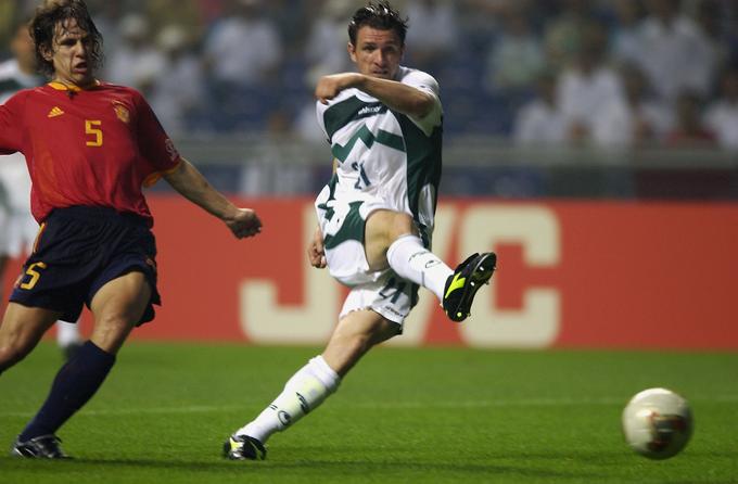 Sebastjan Cimirotić je postal prvi nogometaš, ki se je na SP vpisal med strelce v dresu samostojne Slovenije. | Foto: Guliverimage/Getty Images