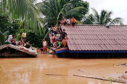 Zrušenje jezu v Laosu zahtevalo 26 življenj