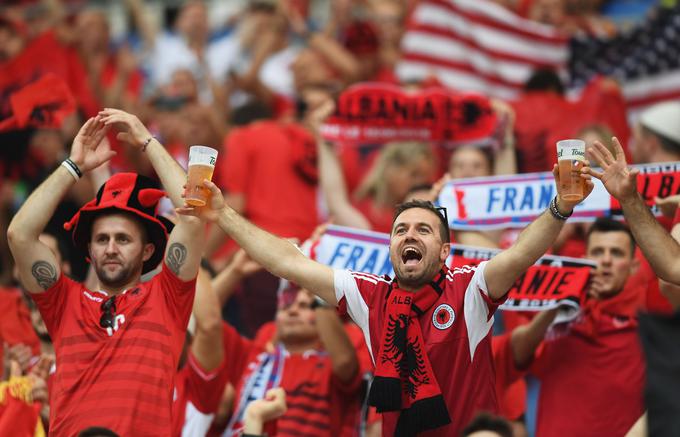 Albanija je ena izmed petih debitantk na evropskem prvenstvu v nogometu. | Foto: 