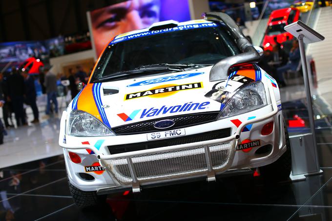 Pri Fordu so predstavili številne dirkalne avtomobile. Eden najbolj legendarnih je bil ta ford focus WRC. Vozil ga je Colin McRae, s katerim je Ford leta 1997 podpisal rekordno pogodbo, z njim pa je McRae prvič zmagal na reliju Safari.  | Foto: Gregor Pavšič