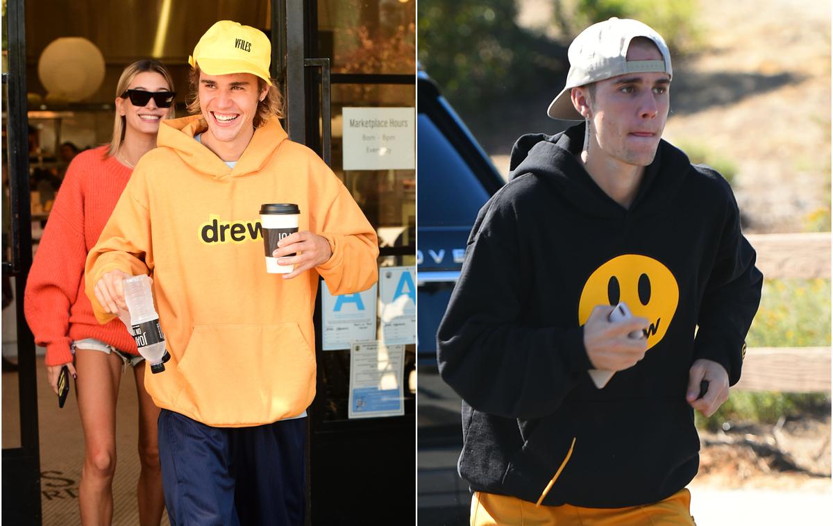 Justin Bieber | Justin v puloverju in majici lastne znamke. | Foto Cover Images