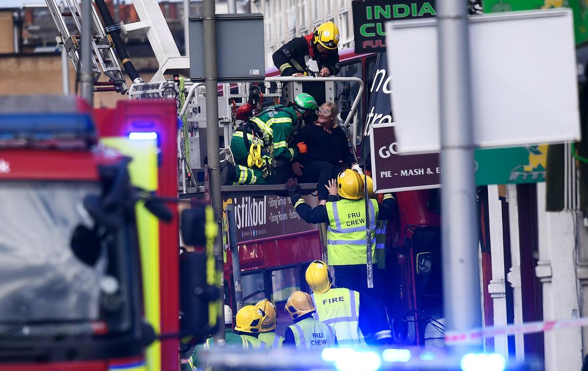 london, avtobus, nesreča | Foto Reuters