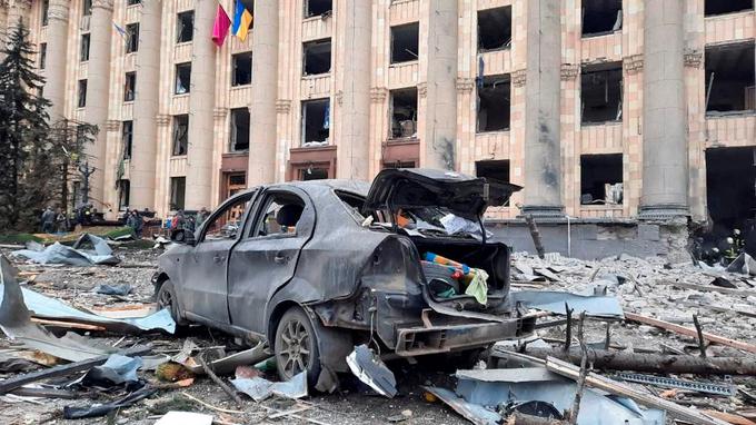 Harkov. Vojna Ukrajina Rusija | Foto: Reuters