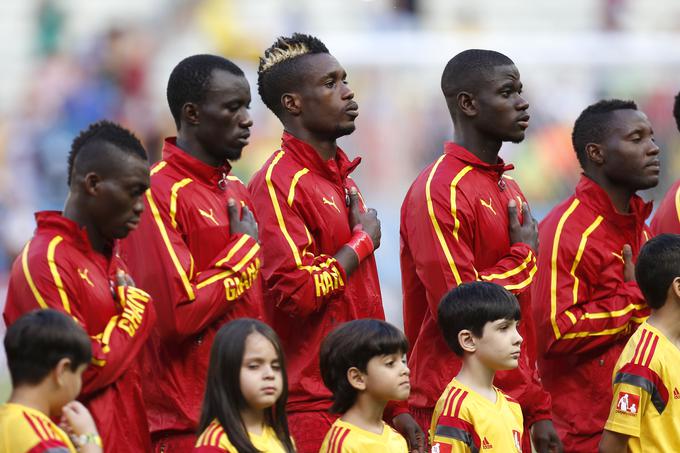 Ganski nogometaši se na zadnjem svetovnem prvenstvu niso pokazali v najlepši luči. Letos jih ni zraven. | Foto: Reuters