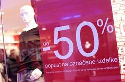 Julija v Sloveniji 1,1-odstotna deflacija