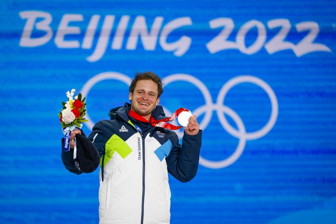Tim Mastnak je olimpijski podprvak v paralelnem veleslalomu. | Foto: Anže Malovrh/STA
