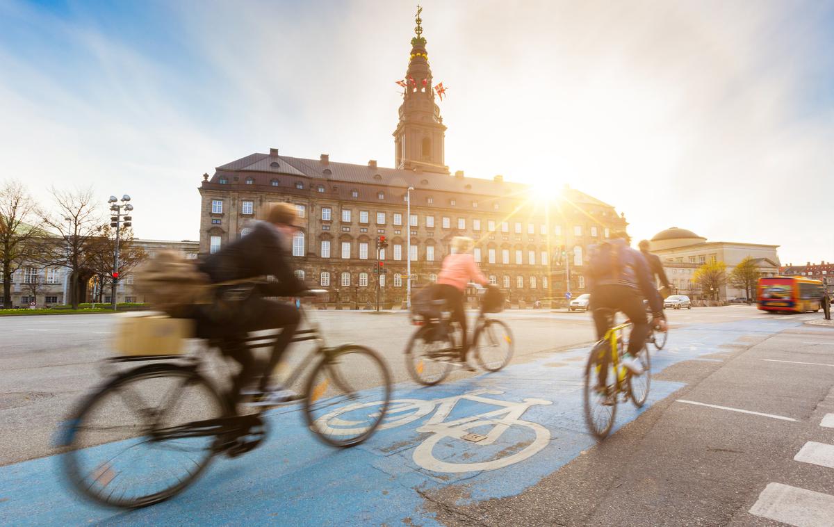 Danska, kolesarjenje | Kolesarjenje je na Danskem ena od najbolj priljubljenih oblik prevoza. | Foto Getty Images