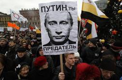 Povolilni protesti v Rusiji ta konec tedna z manj udeleženci
