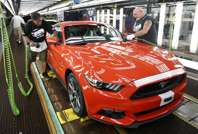 Leta 2013, devet let po preselitvi proizvodnje Mustanga v Flat Rock v Michiganu, so v tej tovarni izdelali že milijontega mustanga. | Foto: Ford