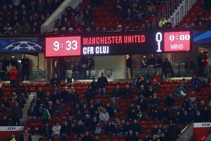 Pred desetimi leti je CFR Cluj v ligi prvakov v gosteh presenetil Manchester United. | Foto: Reuters