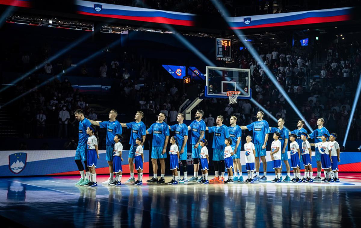 slovenska košarkarska reprezentanca | Slovenci se bodo danes ob 14.30 pomerili s Kanado. | Foto FIBA