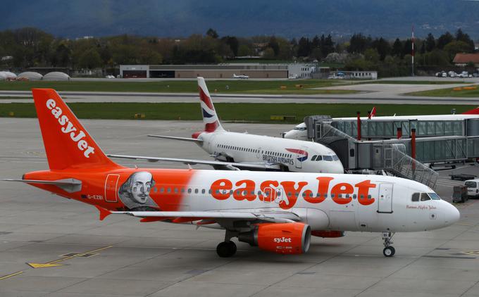 EasyJet trenutno leti na nekaj manj kot na 40 odstotkih načrtovanih linij, Croatia Airlines v zimski sezoni zmanjšuje obseg letenja za 80 odstotkov. | Foto: Reuters