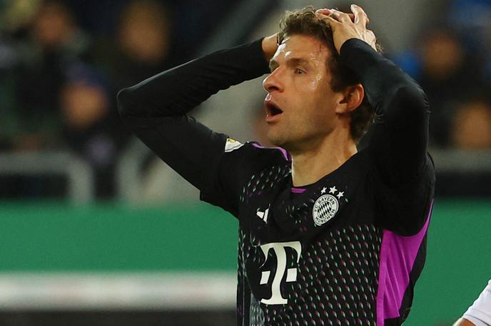 Bayern München  Thomas Müller |  Thomas Müller je zadel za vodstvo Bayerna že v 16. minuti, a nato se je tekma obrnila v drugo smer. | Foto Reuters