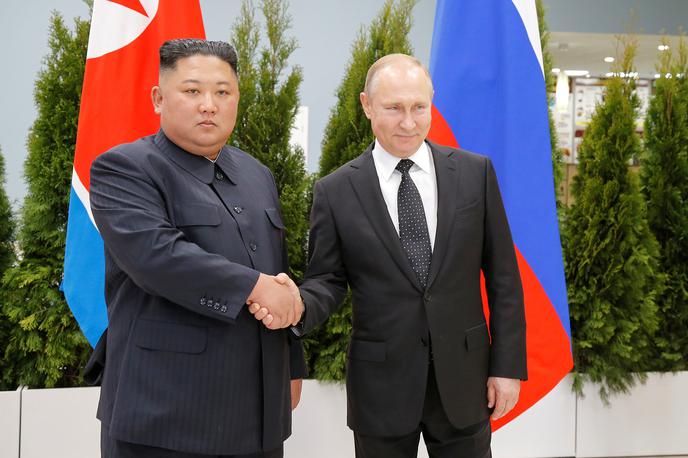 Kim Jong Un in Vladimir Putin | Foto Reuters