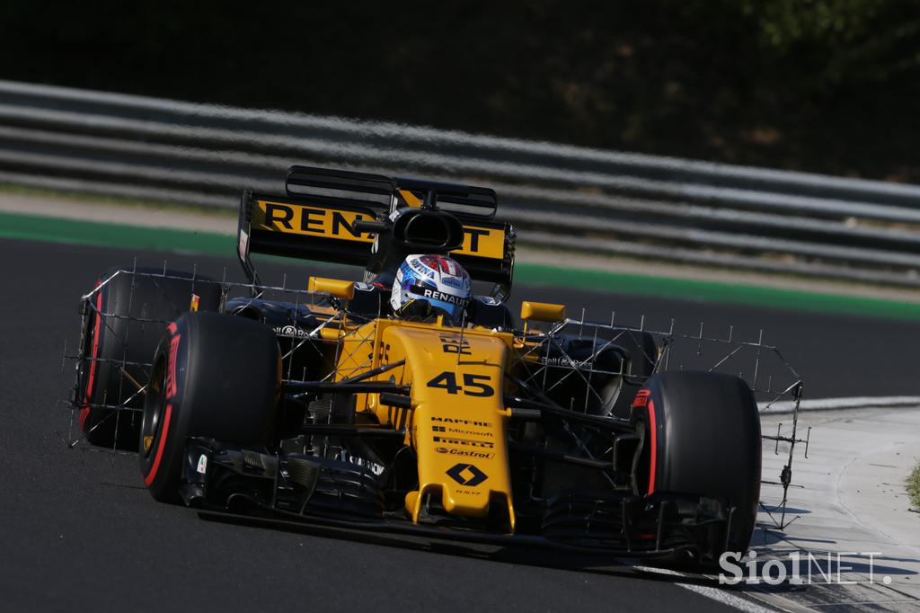 Renault sport formula 1 team - testiranja po VN Madžarske Hungaroring