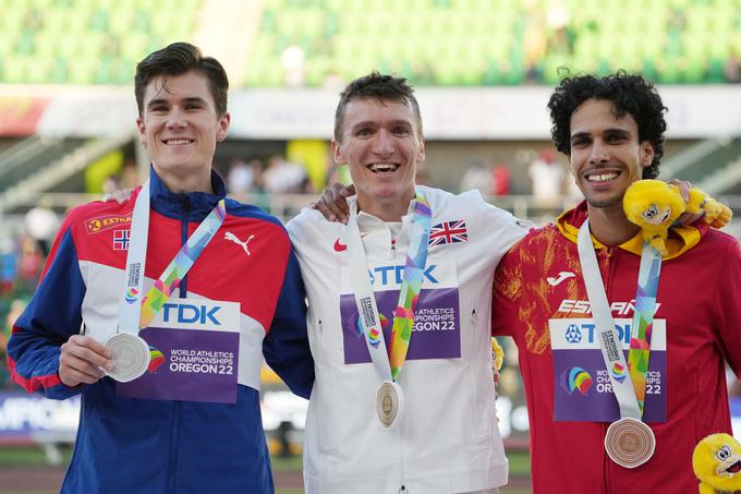 Jake Wightman je presenetljivi svetovni prvak na 1.500 metrov. | Foto: Reuters