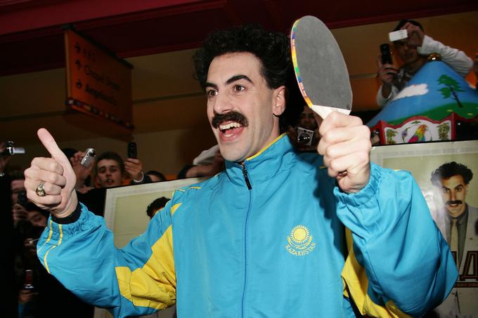 Borat v kazahstanski športni opremi | Foto: Getty Images