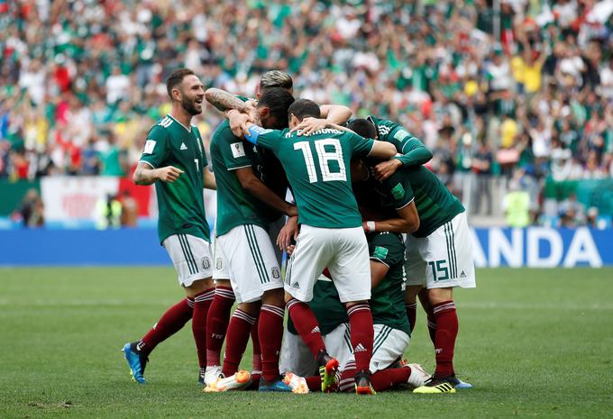 Mehika je priredila največje presenečenje dozdajšnjega dela SP 2018. | Foto: Reuters