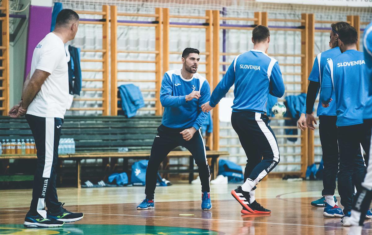 slovenska rokometna reprezentanca, trening, Blaž Janc | Blaž Janc se s soigralci pripravlja na EP. | Foto Grega Valančič/Sportida