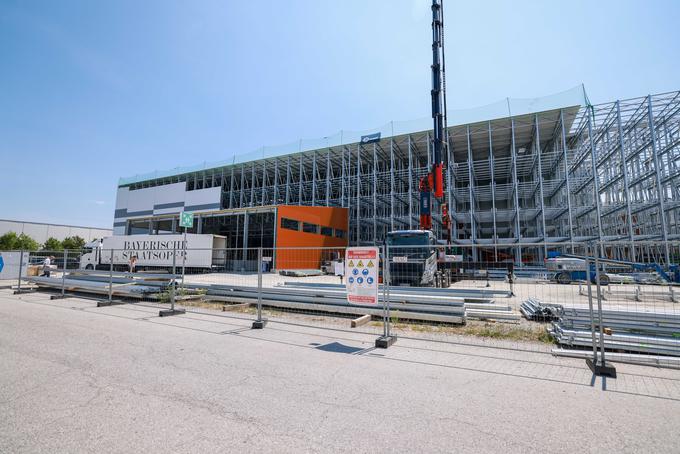 Gradnja skladišča v Münchnu | Foto: Mediaspeed